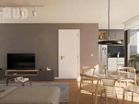 Departamento Monoambiente con 1 baño