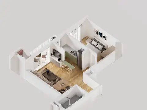 Departamento en Venta de 1 dormitorio