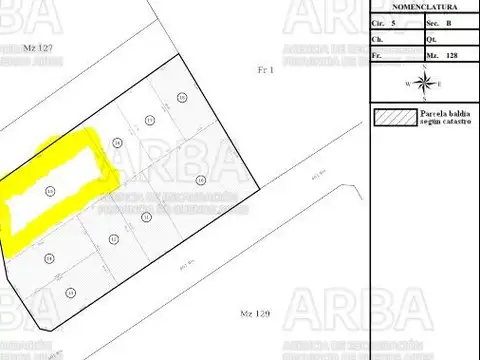 Terreno en Alquiler de 1287,0 m2