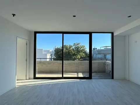 2 dormitorios con una gran terraza con parrilla en Villa Urquiza