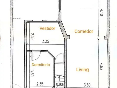 Depto Tipo Casa en Alquiler de 2 ambientes