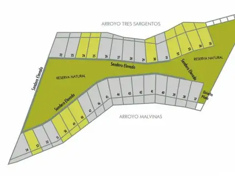 Terreno en Venta 75  mts Frente
