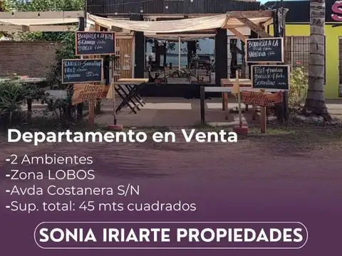 Departamento 2 ambientes  Venta - Laguna de Lobos