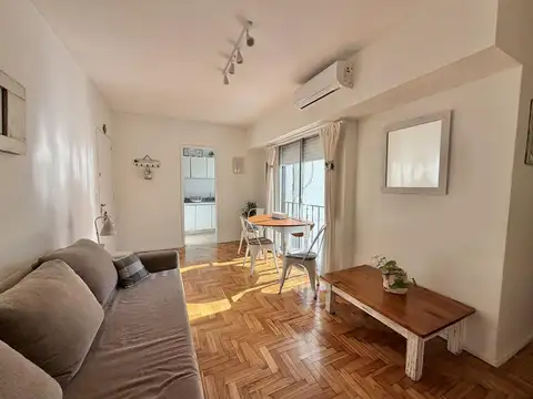2 AMBIENTES ALQUILER VIVIENDA Las Cañitas MUY LUMINOSO
