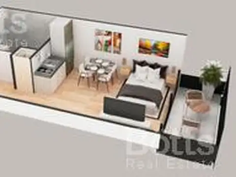 Departamento en Venta de 2 ambientes