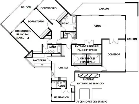 Departamento en Venta de 3 dormitorios