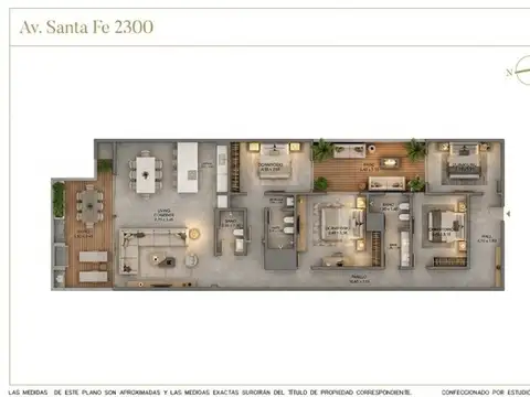 Departamento en Venta de 5 ambientes