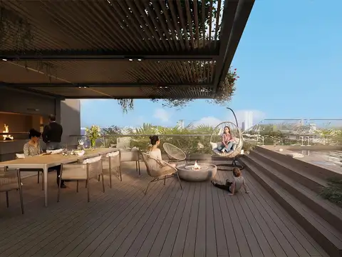 Departamento 4 ambientes con 2 baños