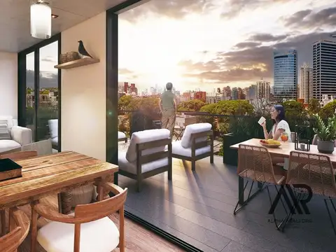 APARTAMENTO DE 2 DORMITORIOS AL FRENTE CON TERRAZA EN BUCEO. ENT. JUNIO 2027