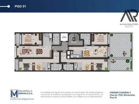 Departamento en Venta de 1 dormitorio