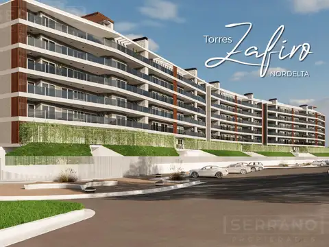 Venta en pozo Departamento 2 ambientes con jardin en Torres Zafiro, Nordelta.