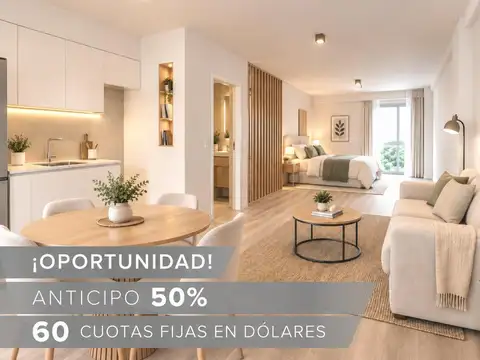 VENTA DEPARTAMENTO 2 AMBIENTES, VILLA ORTUZAR A ESTRENAR, BALCON, BAJAS EXPENSAS, 58M2, FINANCIACION