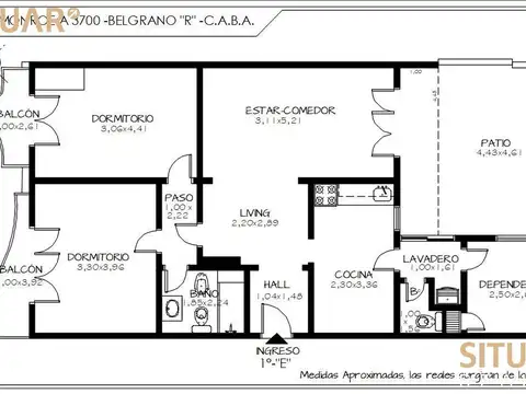 Departamento en Venta de 3 ambientes