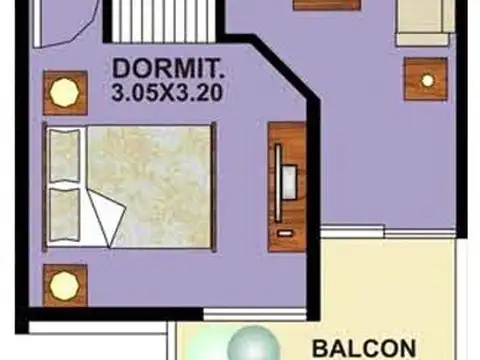 Departamento en Venta de 2 ambientes