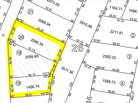 Oportunidad 3 Lotes 5500m2 Villa Giardino