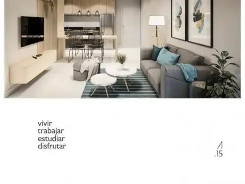 Departamento en Venta de 1 dormitorio