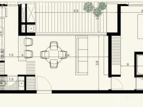 Departamento en Venta de 1 dormitorio