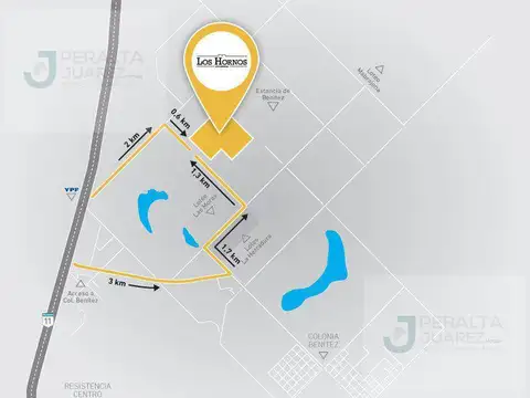 Terreno en Venta en Colonia Benitez, USD 8.000