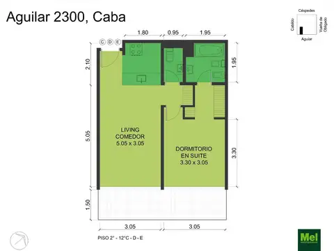 Departamento en Venta de 2 ambientes