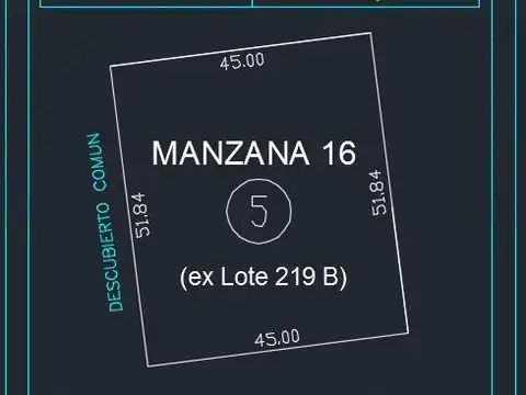 Terreno en Venta de 2333,0 m2