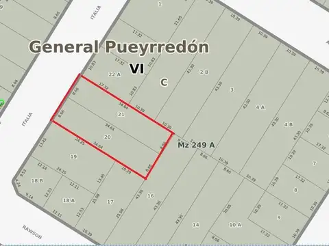 DOS LOTES R4 DONDE FUNCIONA ACTUALMENTE UNA COCHERA
