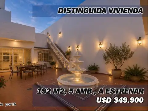 Excepcional Casa 5 amb. 192 m2, buena zona de V. Soldati.