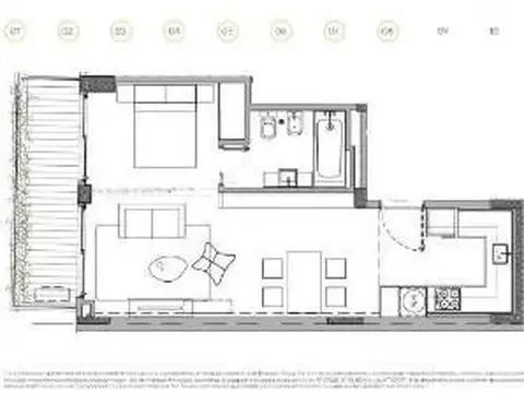 Departamento en Venta en Palermo Hollywood, USD 143.000