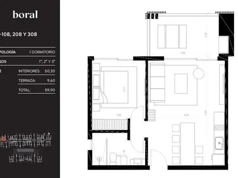 Departamento en Villarobles