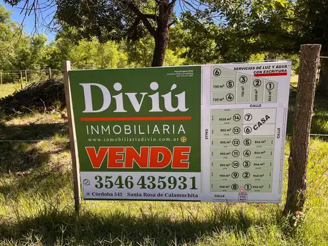 Terreno en Venta en Santa Rosa De Calamuchita, USD 20.000