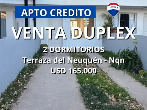 VENTA DUPLEX APTO CREDITO B° TERRAZAS DEL NEUQUEN