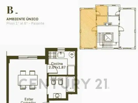 MITRE 900, Piso 8B