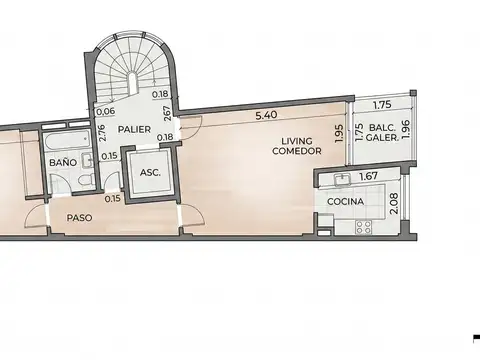 Departamento en Alquiler de 3 ambientes