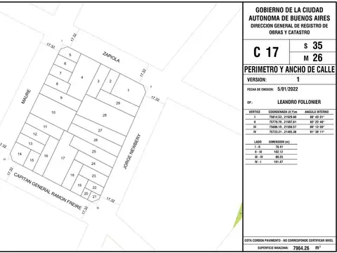 Terreno en Venta de 278,0 m2