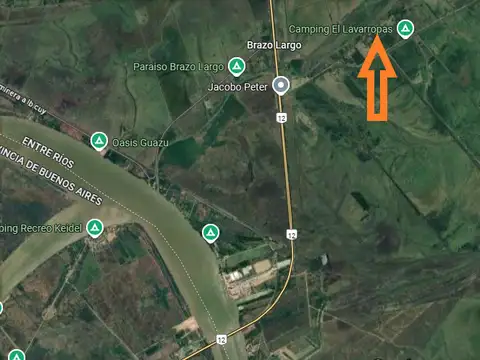 TERRENO SOBRE COSTA, ARROYO BRAZO LARGO, BARRIO DON ERNESTO