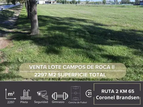 VENTA LOTE CAMPOS DE ROCA II