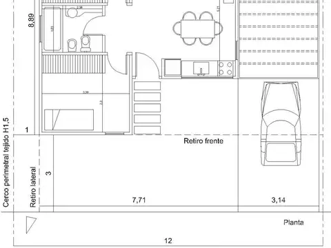 Casa en Venta con 1 cochera
