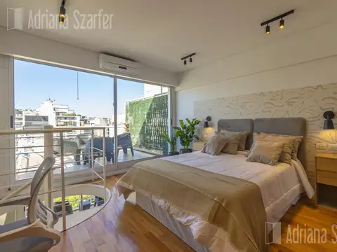 Departamento 2 ambientes con 2 baños