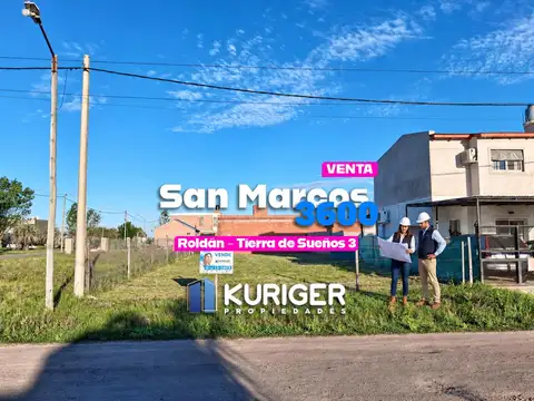 Venta: Lote  360 m2 - Escriturado - Tierra de Sueños 3. Roldán.