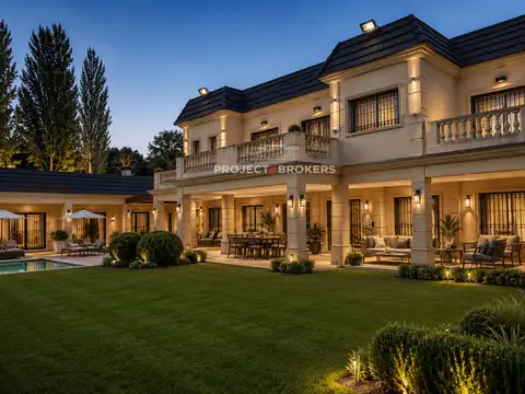 Espectacular casa Estilo Francés en Parque Leloir