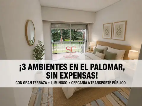 Departamento en Alquiler en El Palomar, $ 950.000