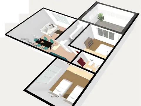 Depto Tipo Casa en Venta en Versalles, USD 70.000