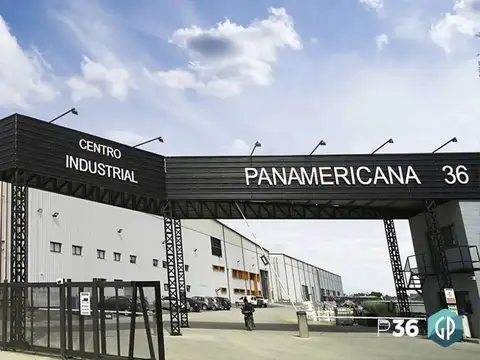 PANAMERICANA 36 Alquiler galpon en parque industrial