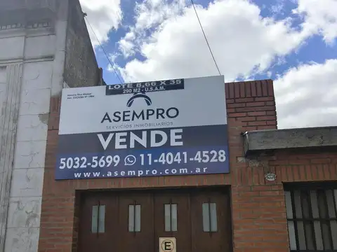Terreno en Venta en Villa Devoto, USD 267.000