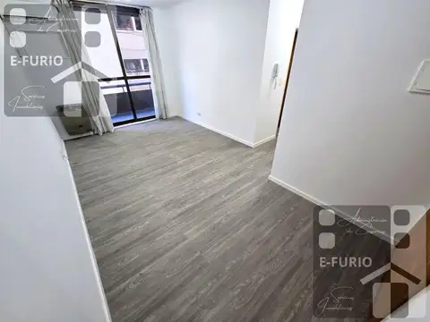 2 ambientes con balcón, cocina y lavadero independientes - Seguridad 24 h. E-FURIO.