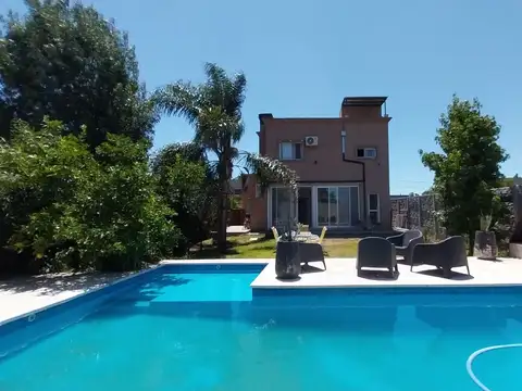 VENTA CASA 6 AMBIENTES PILETA PARRILLA BARRIO SEMICERRADO LOS CEIBOS MATHEU PERMUTA APTO CREDITO