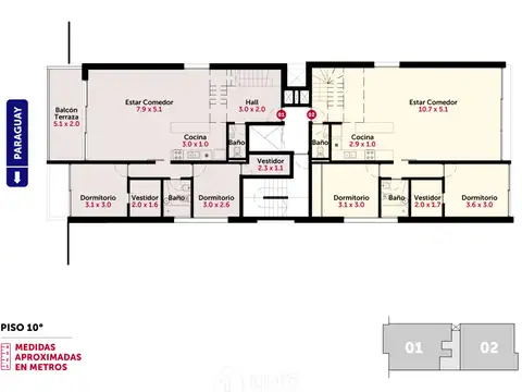Departamento en Venta en Centro, USD 295.100