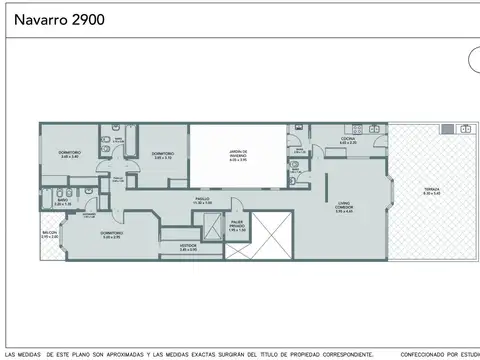 Departamento 4 ambientes con 3 baños