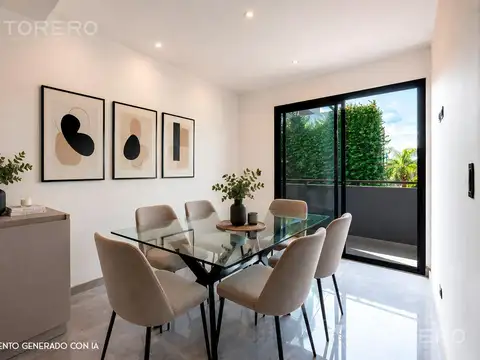 Departamento con terraza privada en venta, 2 ambientes a estrenar. Merlo Centro.