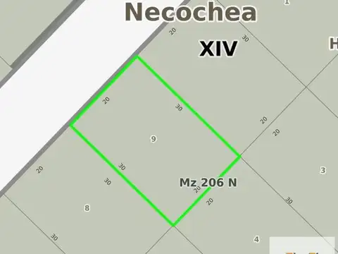 Terreno en Venta 30  mts Fondo