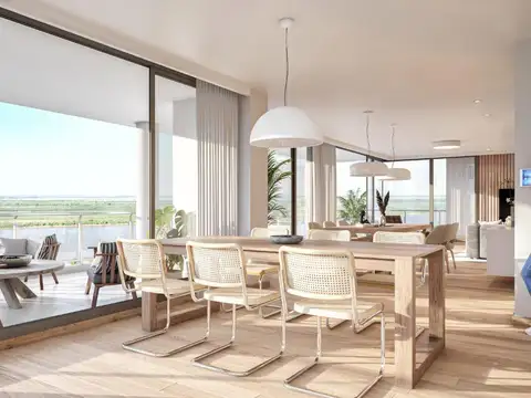 VENTA Departamento 4 dormitorios Premium Vista al Rio 2 cochertas Amenities